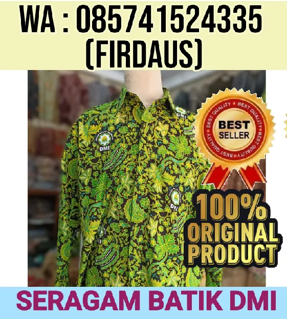 Promo Baju batik DMI Tanjung Selor Buntok Raudhah Batik Pekalongan