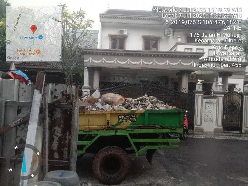 jasa angkut buang  buang puing dan sampah proyek