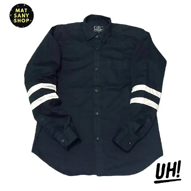Kemeja Lengan Panjang Kasual Streetwear UH United Hart