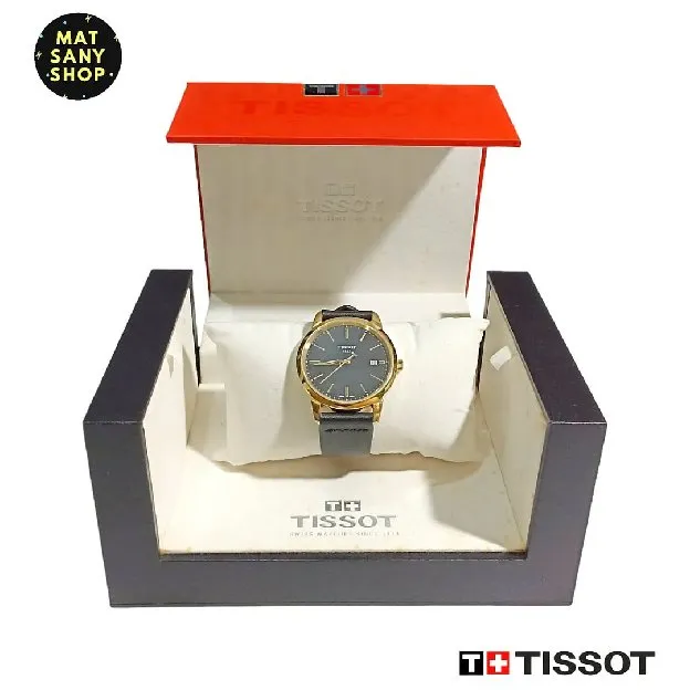 Jam Tangan Analog Luxury Tissot T-Classic Dream Watch Leather Strap