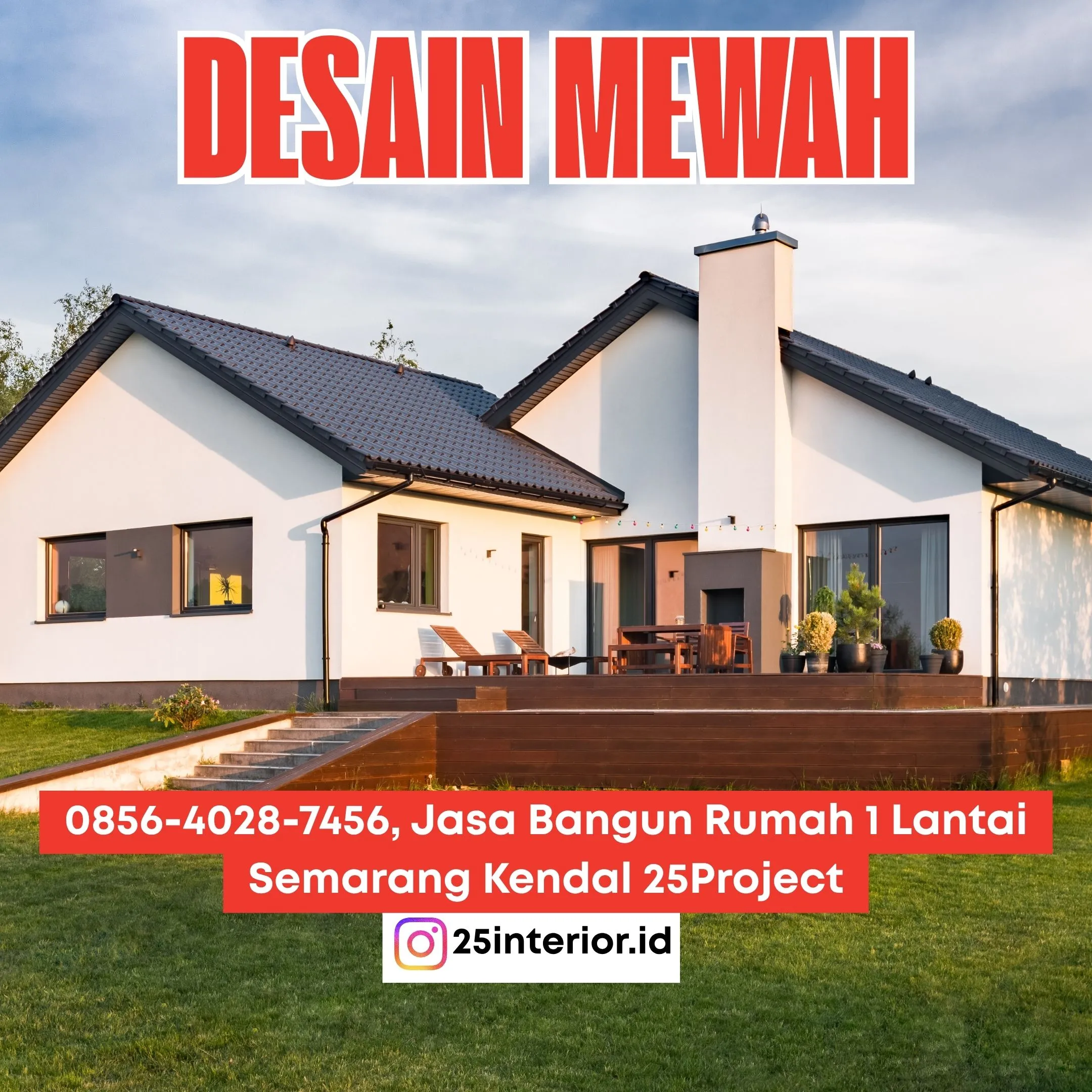 Desain Mewah Jasa Bangun Rumah 1 Lantai Semarang Kendal 25Project