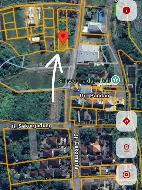Dijual 1,7 are, Jl. Sekargadung Cekomaria Utara Sibang Gede Abiansemal Badung