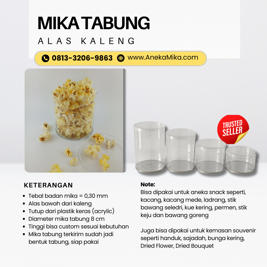 Grosir Mika Berbentuk Tabung Surabaya