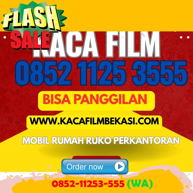 pasang kaca film rumah bekasi Hitam Riben Termurah