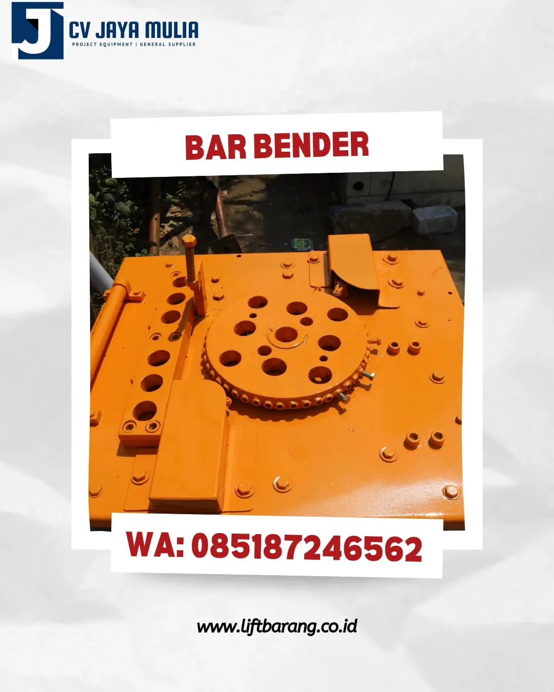 Sewa Bar Bender Kediri Alat Pembengkok Besi Beton Diameter 8 mm - 32 mm