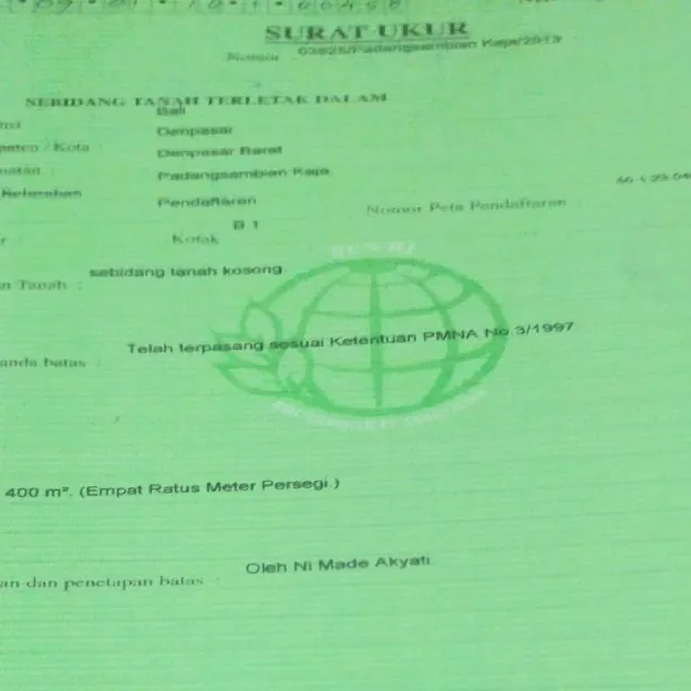 Dijual 4 are, Jl. Gunung Batur Kebo Iwo Utara Padangsambian Kaja Denpasar