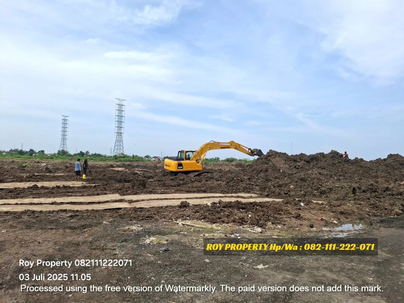 TERMURAH Dijual Tanah Open Yard di Marunda 14 Ha Cocok Buat Gudang dan Pool Alat Berat