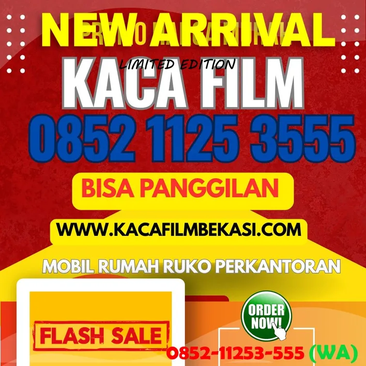 pusat kaca film bekasi Hitam Riben Termurah
