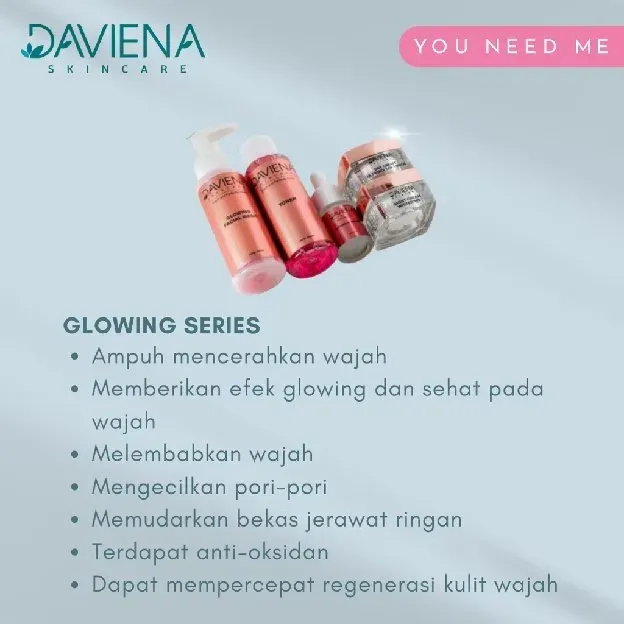 DAVIENA SKINCARE GLOWING SERIES - ACNE SERIES - GOLD SERIES