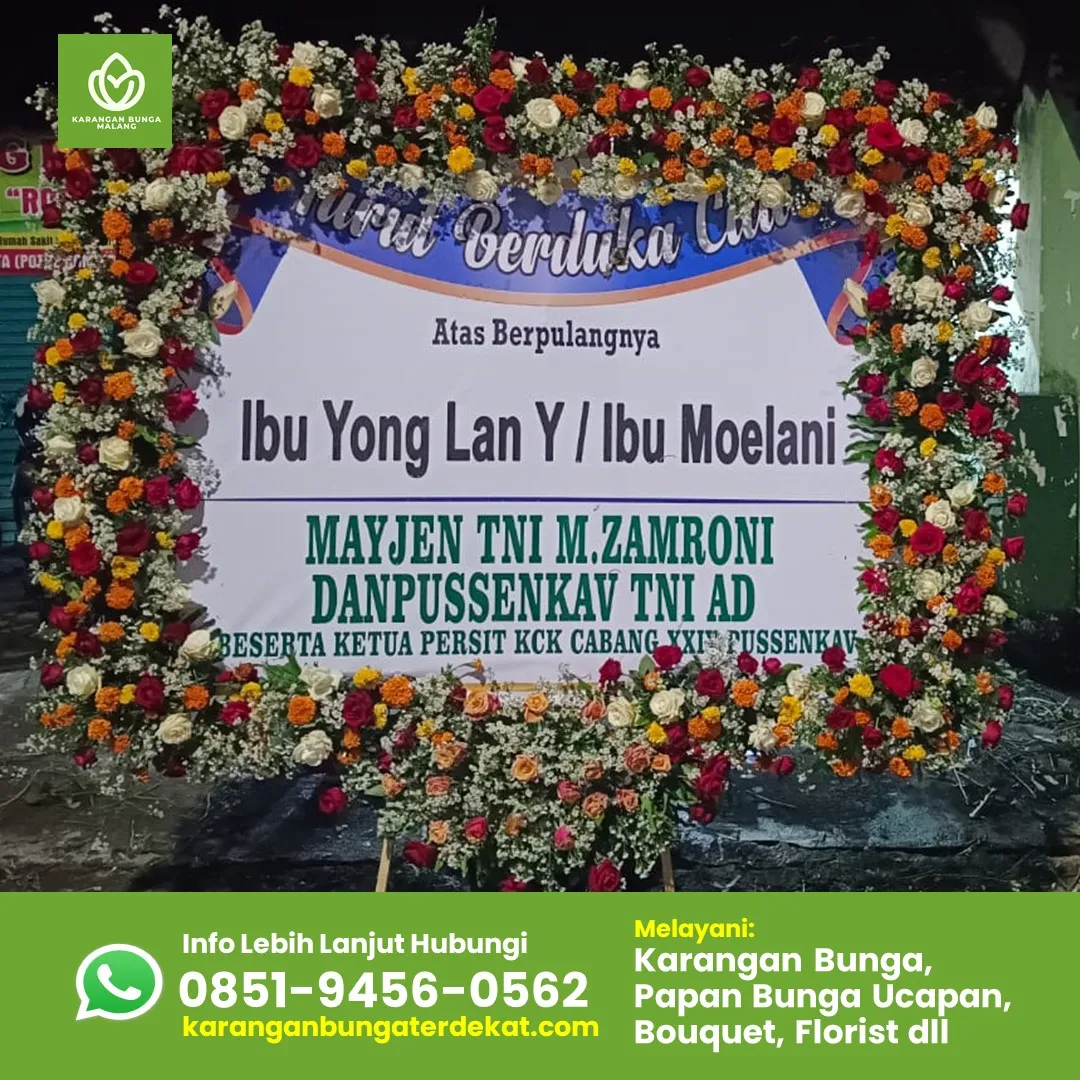 Jual Karangan Bunga Duka Cita Malang