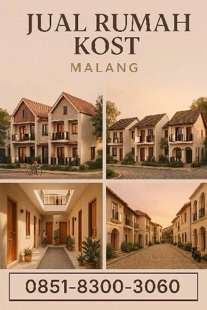 Jual Rumah Kost 3 Lantai Malang
