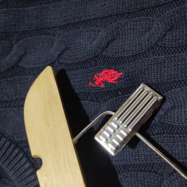Cable Knitwear US Polo Assn colour Black Size L Preloved