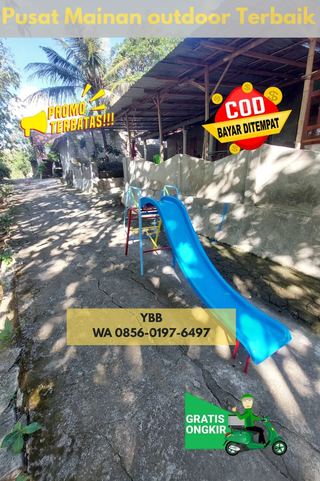 READY STOCK DAN BERGARANSI Playground Anak dan Ayunan Besi Model Baru Desa Jati Kec Soko Tuban