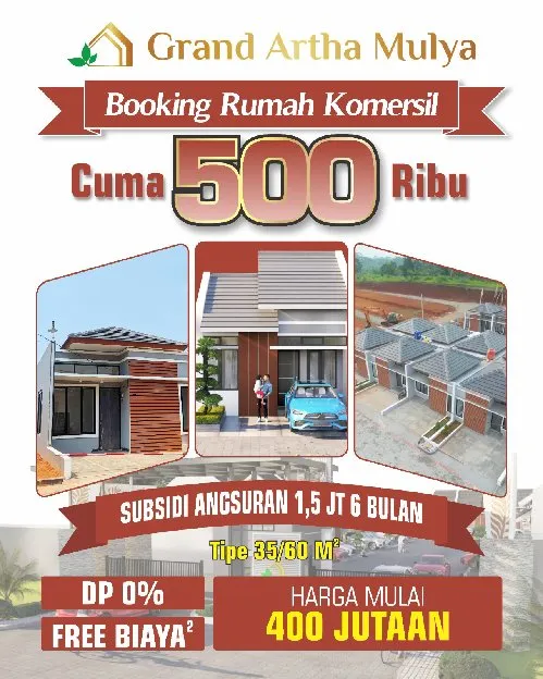 RUMAH MURAH DI KAWASAN CISAUK, HARGA MULAI 393 JUTA SAJA