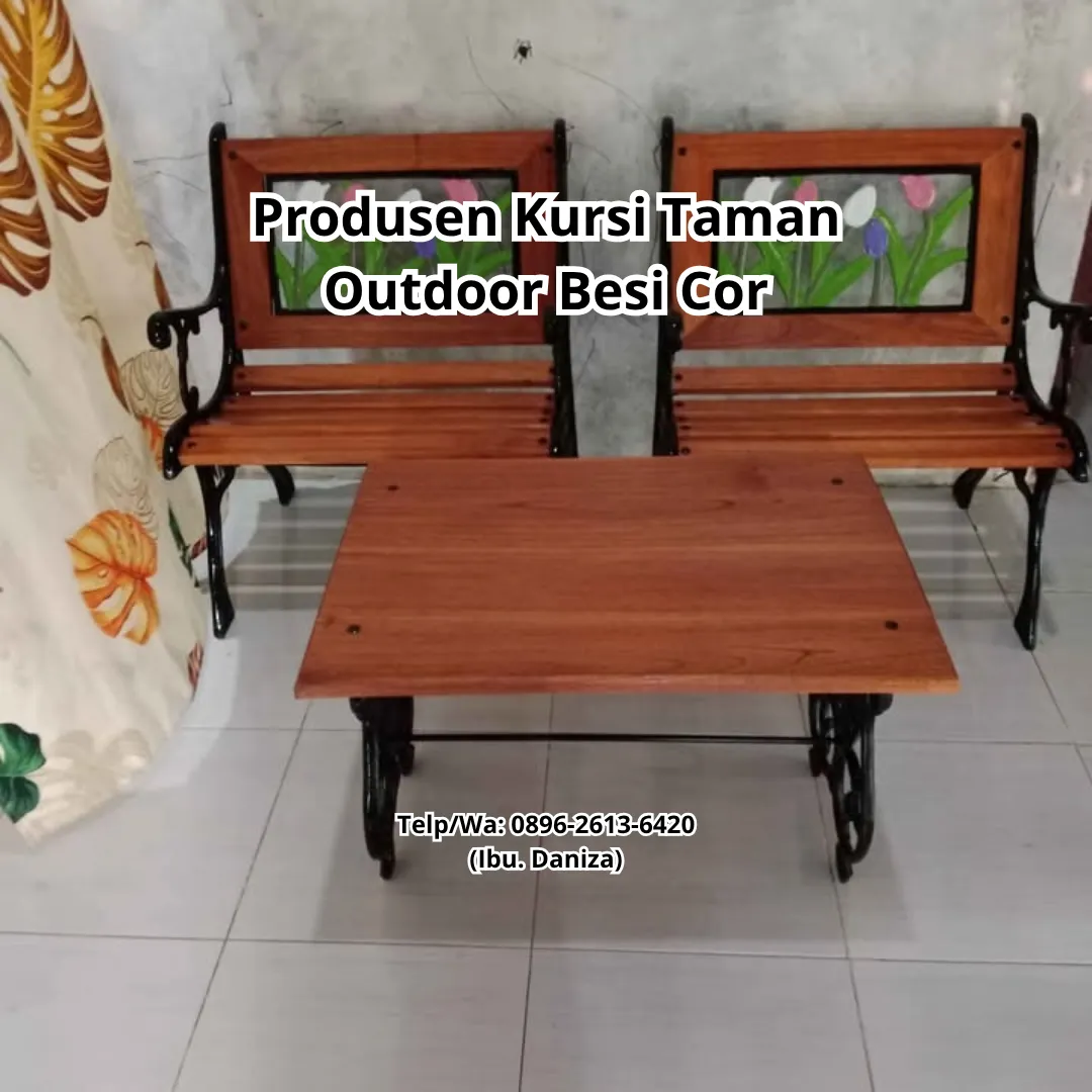 Kursi Taman Outdoor Besi Cor Pekutatan Kab. Jembrana Bali