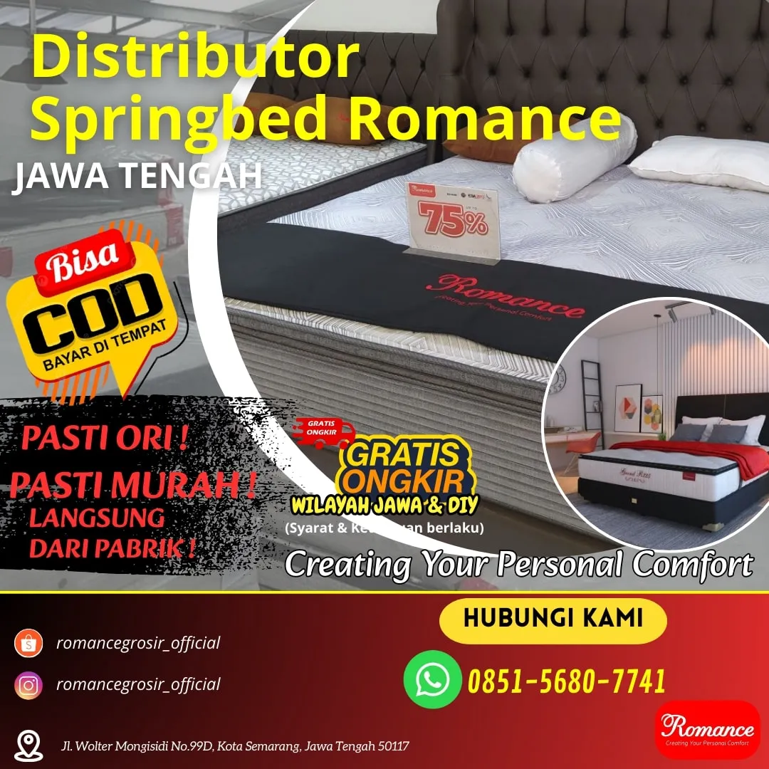 Toko Springbed Terdekat di Semarang Springbed Romance