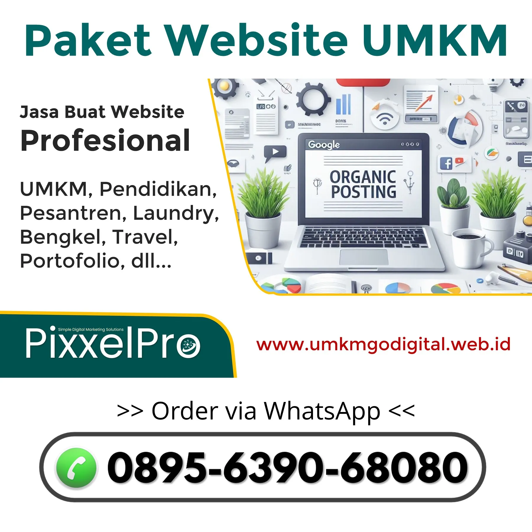 Jasa Pembuatan Web Loundry Labuha