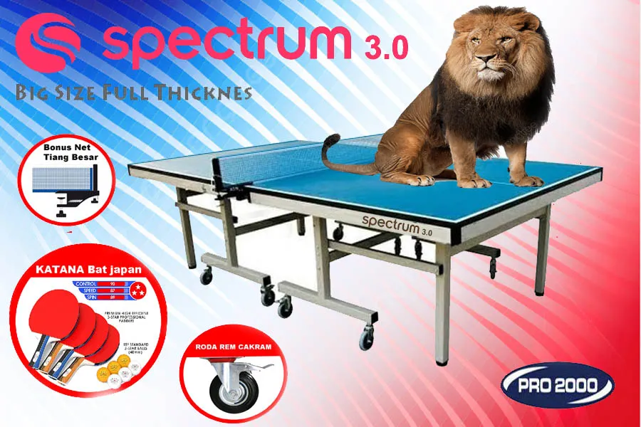 tenis meja pingpong merk SPECTRUM 3.0