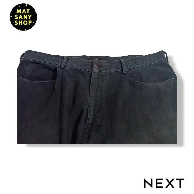 Celana Panjang Formal Kasual Polos Next Hitam Vintage Kerja