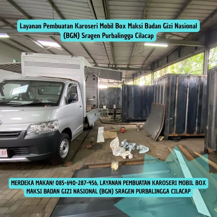 Merdeka Makan, Layanan Pembuatan Karoseri Mobil Box Maksi Badan Gizi Nasional (BGN) Sragen Purbalingga Cilacap