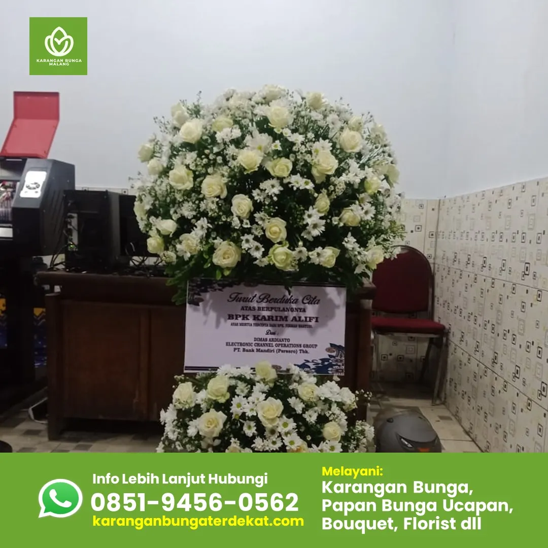 Jual Karangan Bunga Duka Cita Malang