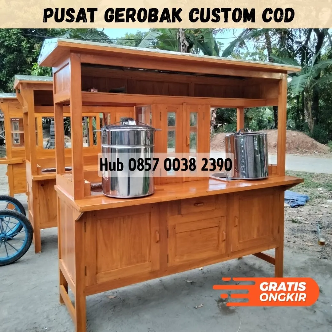 Pakar Gerobak Jualan Gunung Puyuh Kota Sukabumi Free Ongkir COD