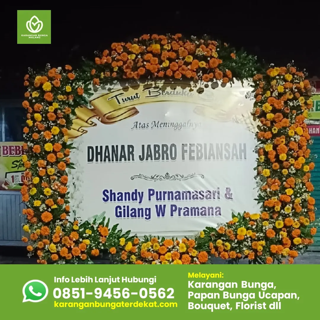 Jual Karangan Bunga Duka Cita Malang