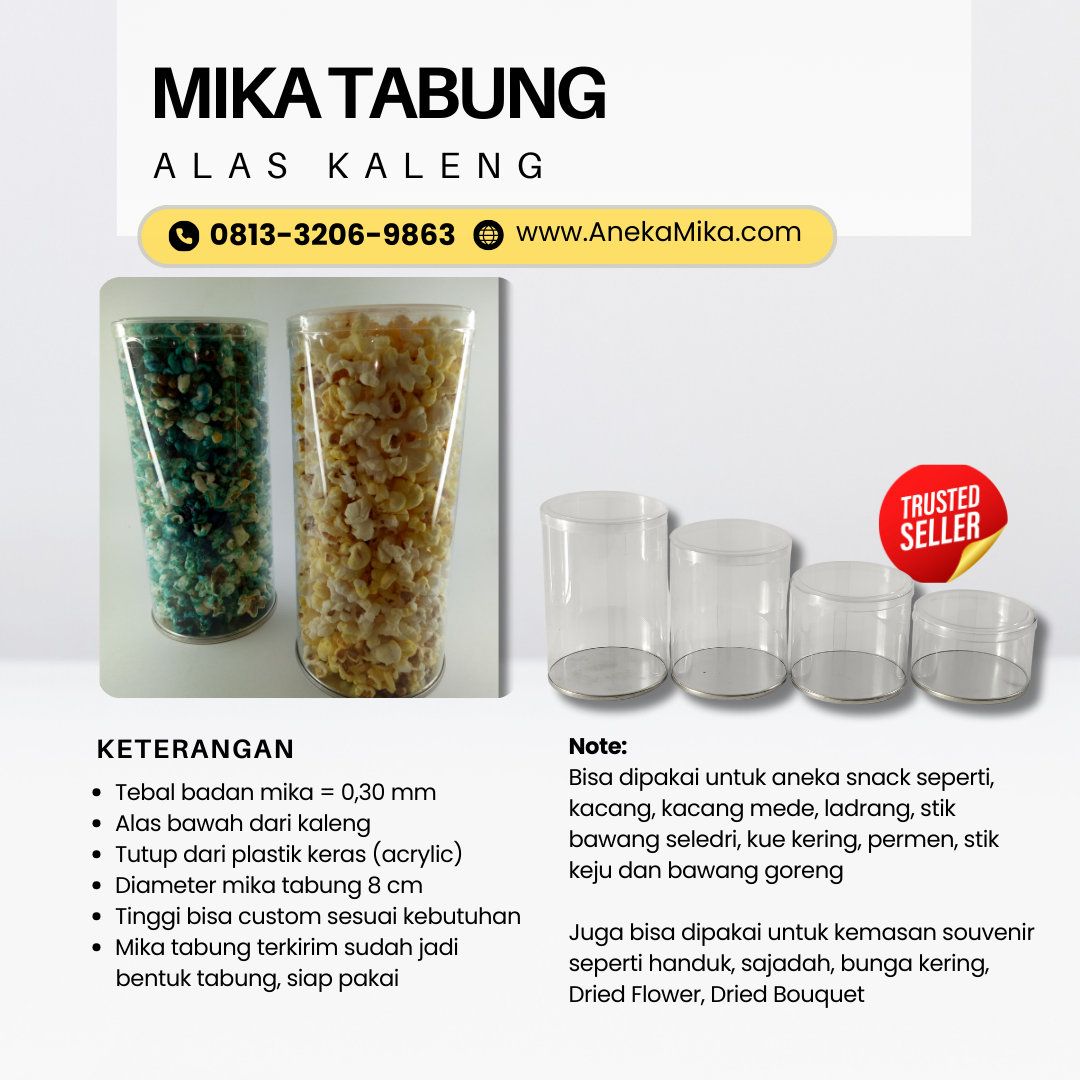 Grosir Mika Berbentuk Tabung Surabaya