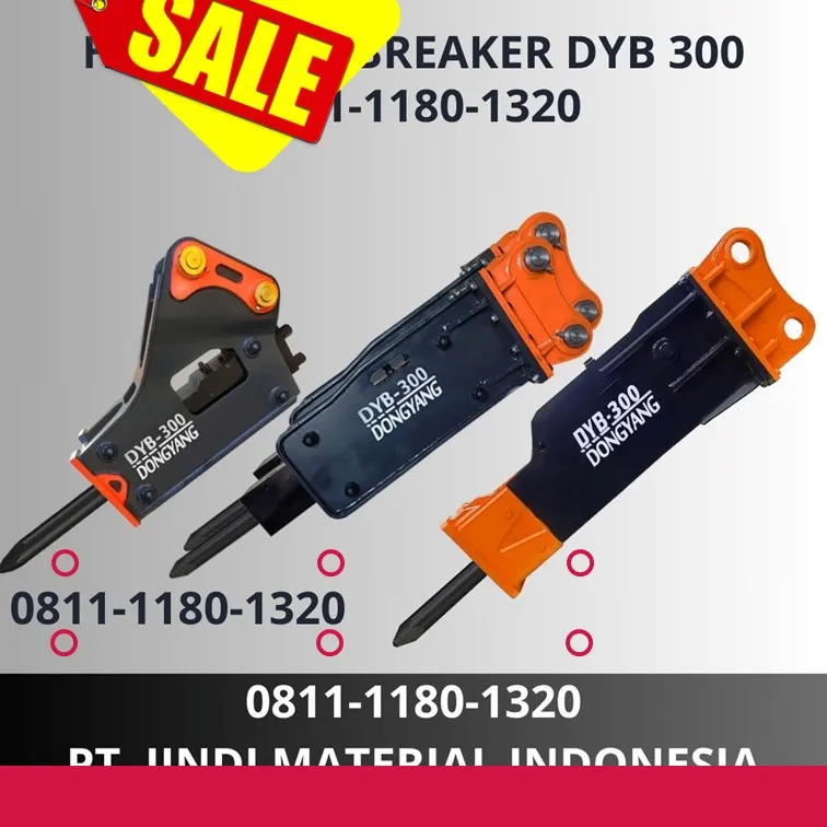 Hydraulic Breaker Excavator 4 5 6 7 Ton DYB300 SB40 SAMBAS KALIMANTAN BARAT