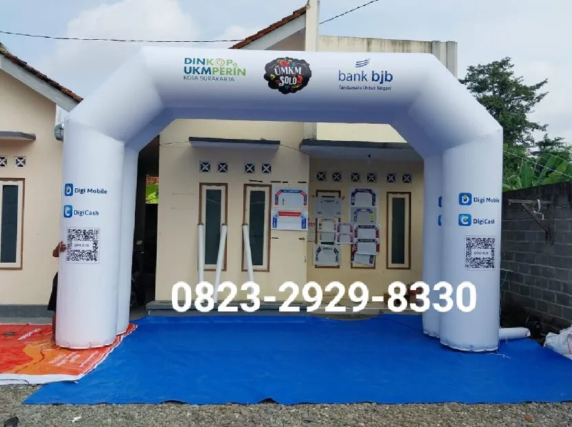 Balon Gate Solo Surakarta - Gate Promosi Acara Jalan Sehat & Kampus