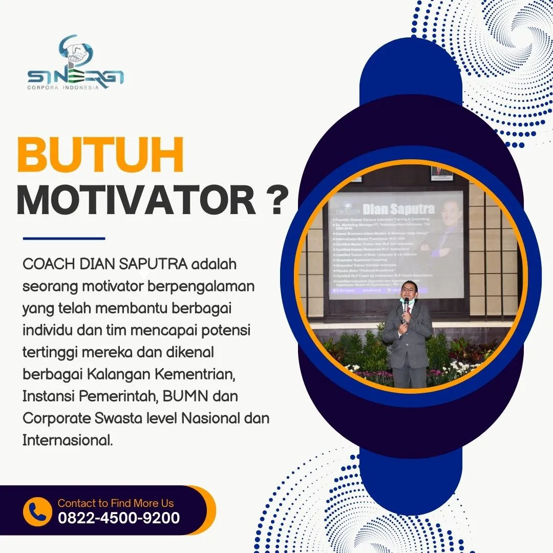 Motivator Terkenal Ambon, Terpercaya & Solutif, Dian Saputra