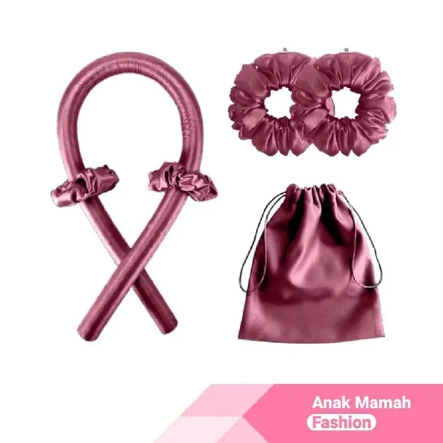 Heatless Curl Alat Pengkriting Rambut Tanpa Catok Hair Curler
