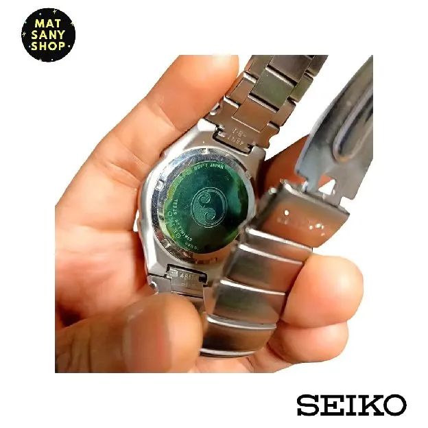 Jam Tangan Seiko Kinetic Auto Relay SMA011 Stainless Steel Vintage