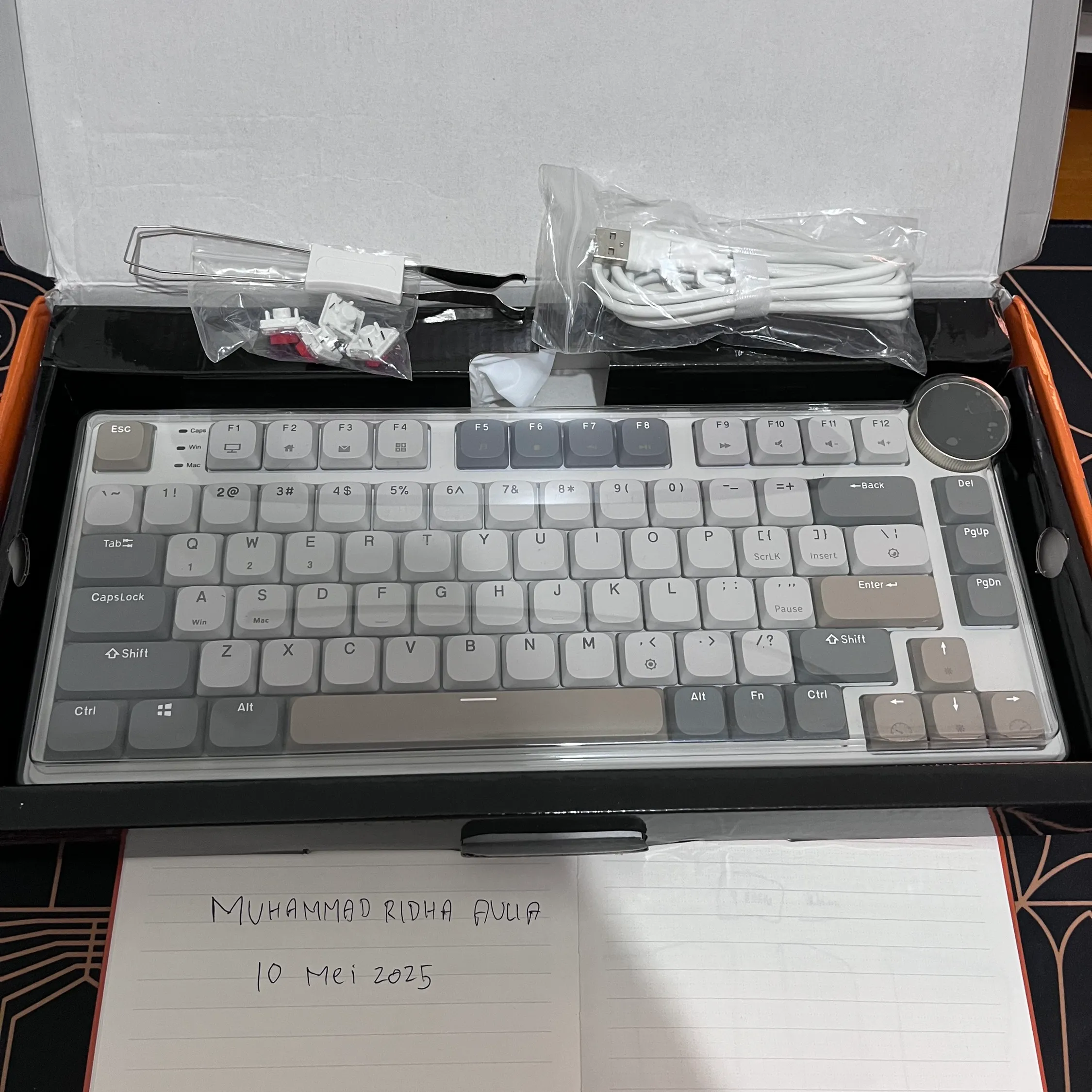 Royal kludge n80 low profile mechanical keyboard