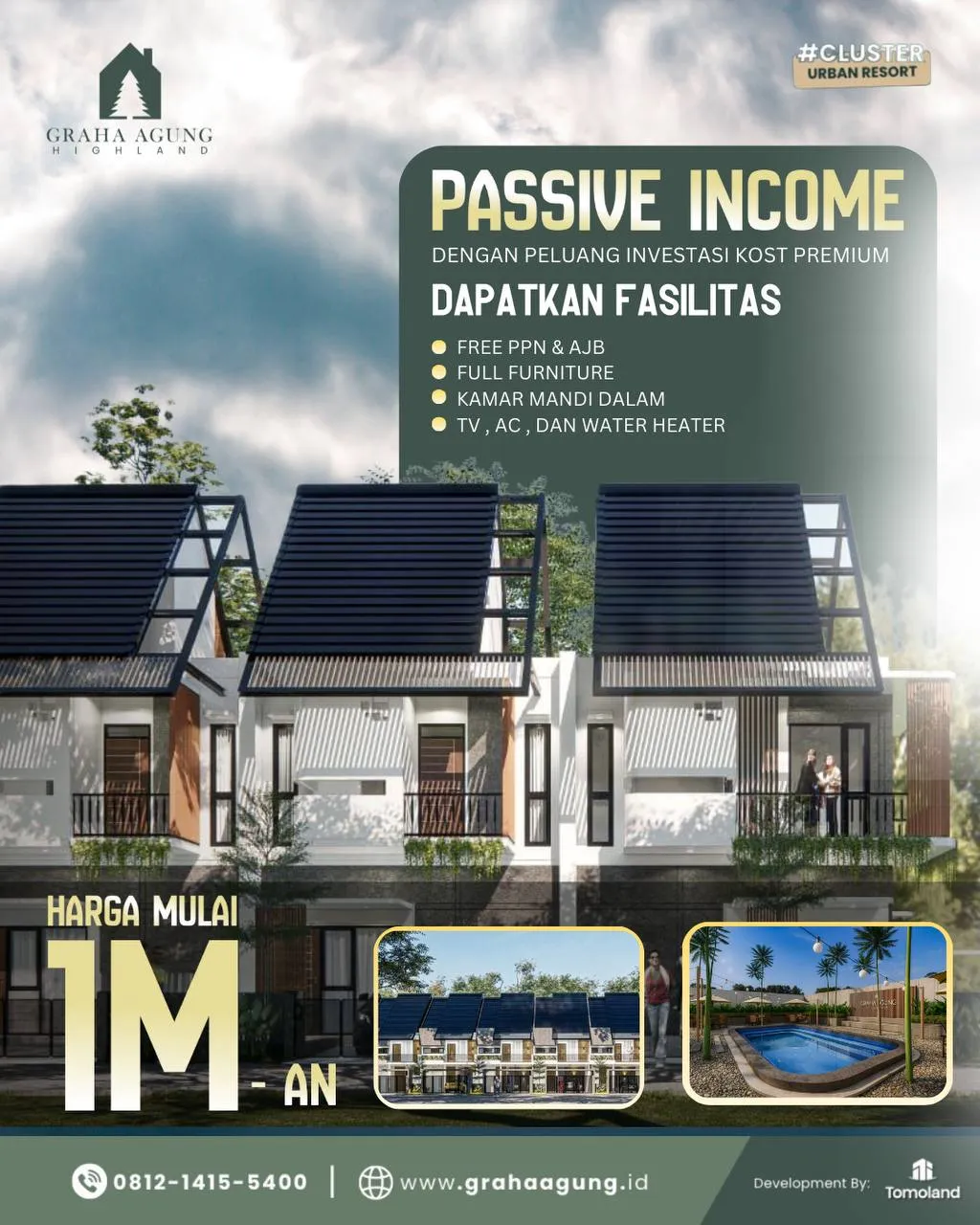 Peluang Investasi Kost Dekat Kampus UB Malang, Harga Mulai 1 M