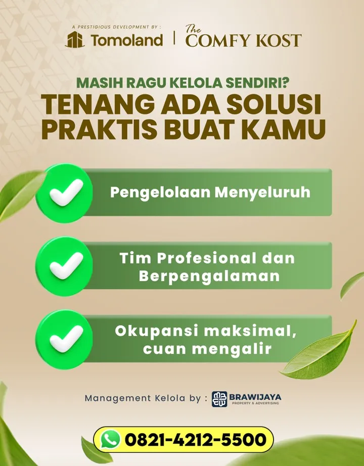 Investasi Properti Jual Rumah Kos Cocok Buat Penghasilan Pasif
