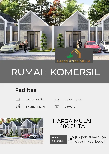 rumah bebas banjir di cisauk
