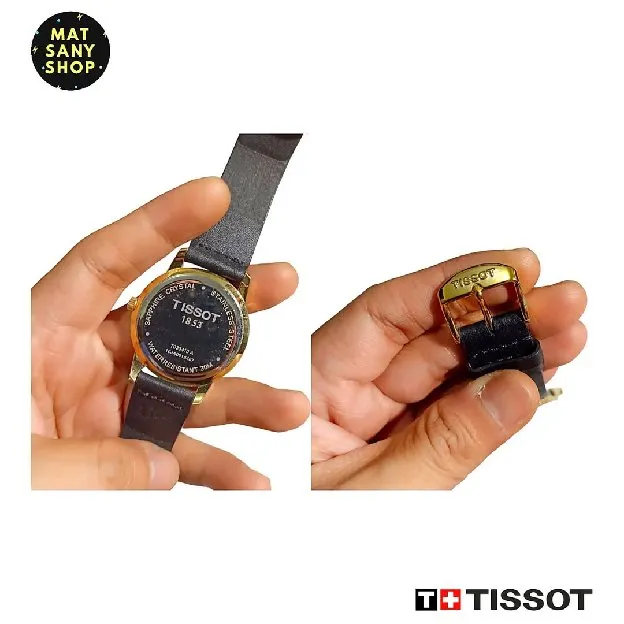 Jam Tangan Analog Luxury Tissot T-Classic Dream Watch Leather Strap
