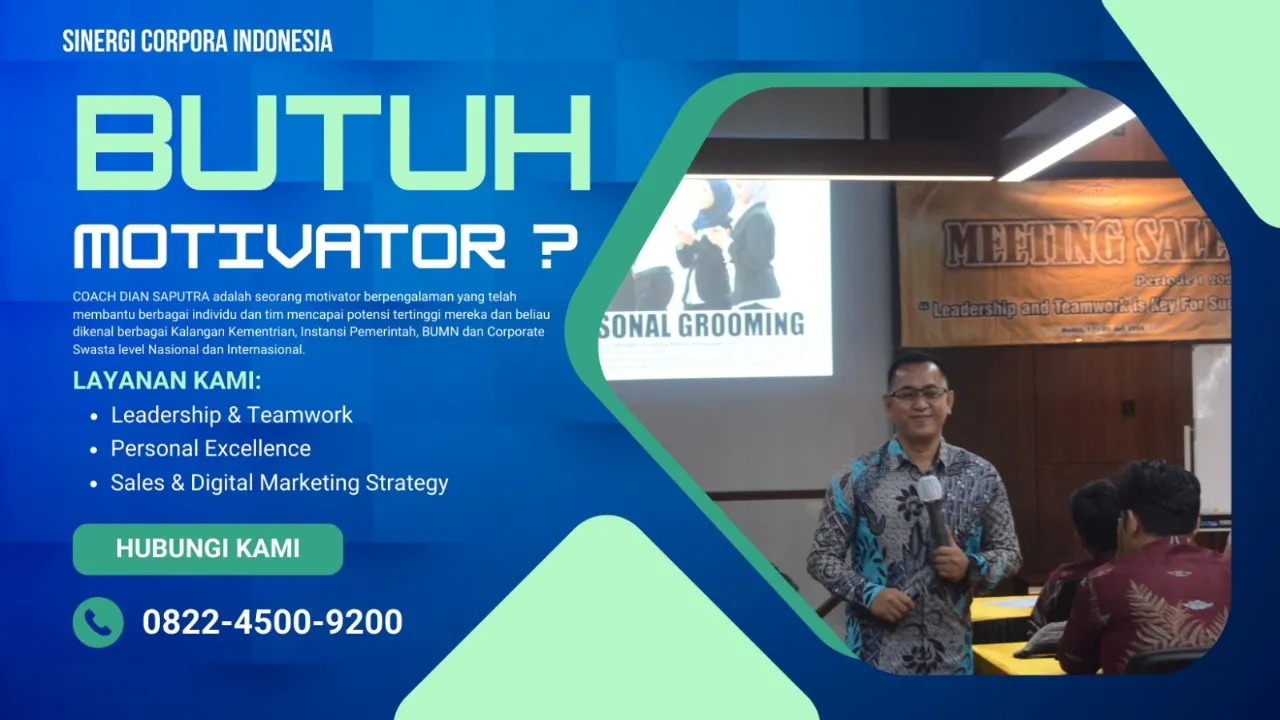 Trainer Bandung, Terpercaya & Solutif, Dian Saputra