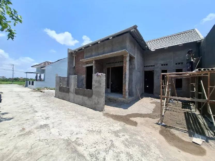 Jual Rumah Proses Finishing di Madurejo Prambanan Sleman Yogyakarta Akses Truk masuk