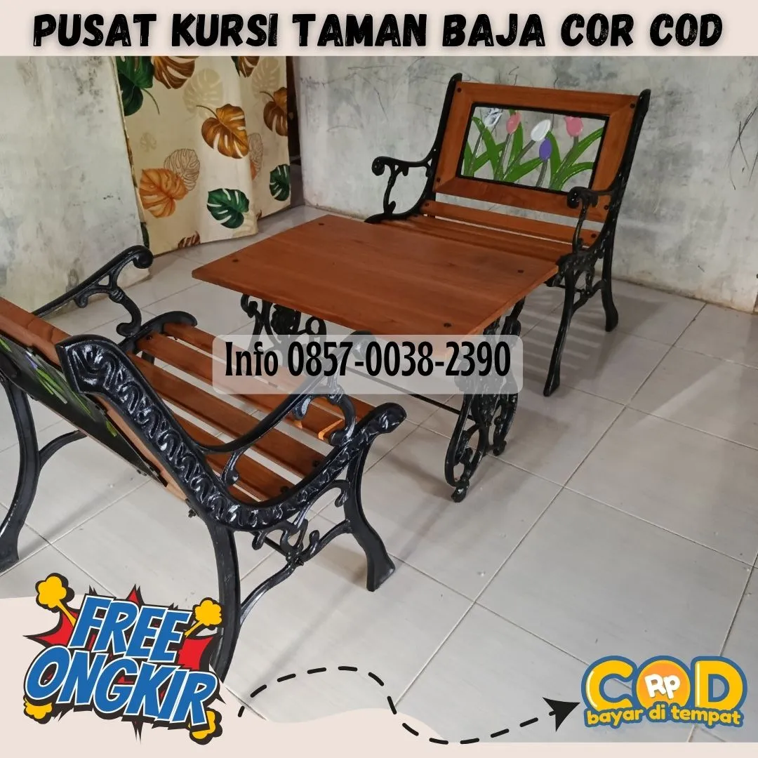 Hub 0857x 0038-2390 Pusat Bangku Taman Cor Beton Furniture Besi Minimalis Kec Solokuro Lamongan