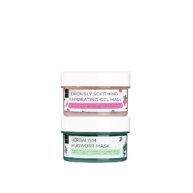 Scarlett Whitening Herbalism Mugwort Mask Seriously Soothing & Hydrating Gel Mask berry mask MASKER