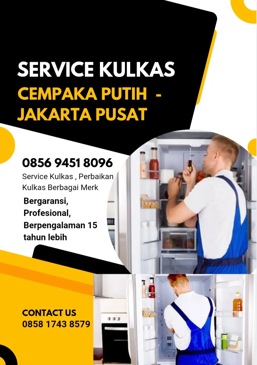 Service Kulkas Daerah Cempaka Putih Jakarta Pusat 0856 9451 8096
