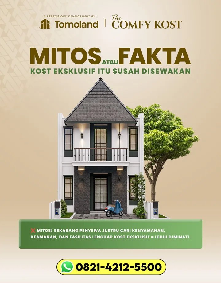 Rumah Dijual di Malang Dekat Kampus, Cocok untuk Keluarga & Investasi