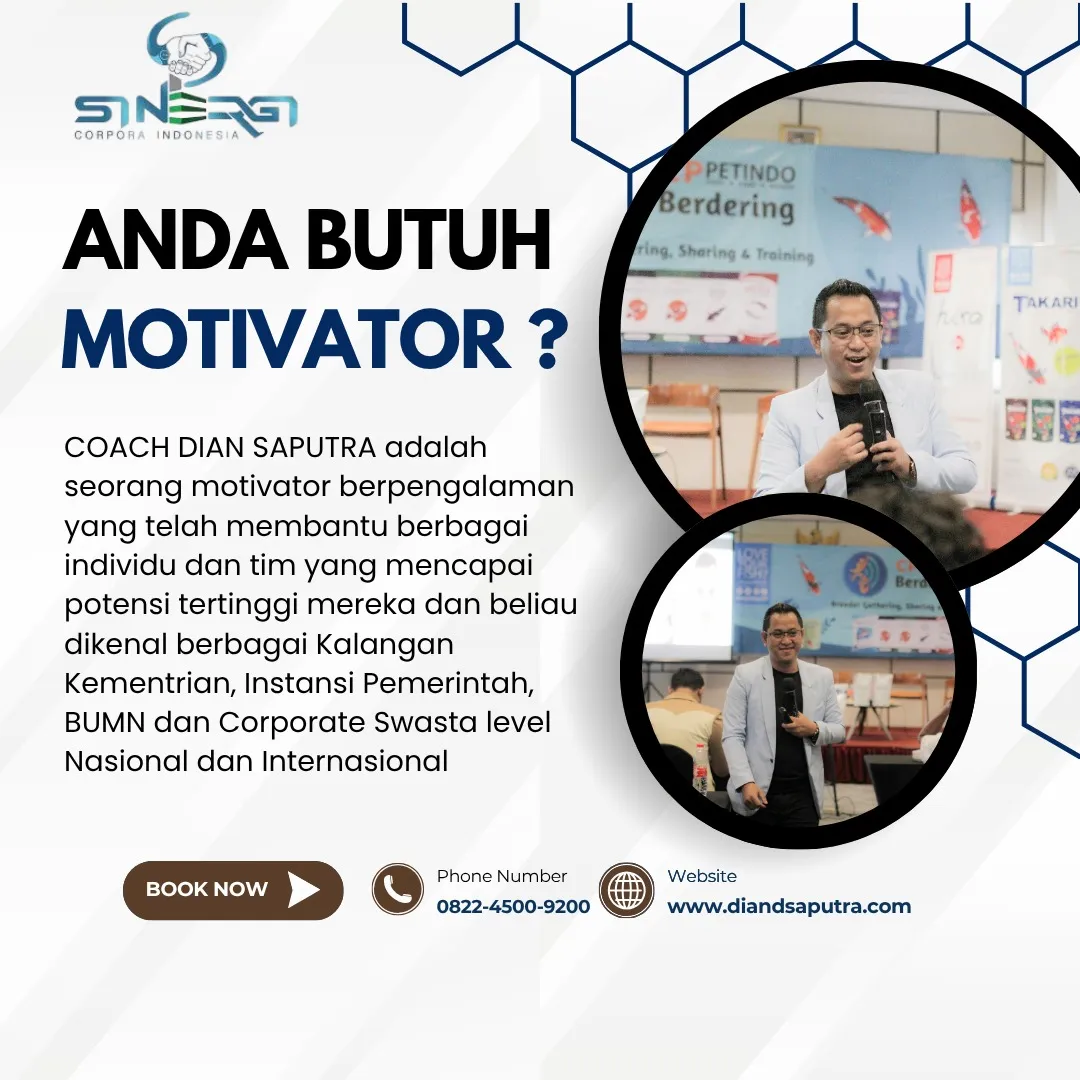 Jasa Training Motivasi Perusahaan Kepulauan Seribu, Terpercaya & Solutif, Dian Saputra