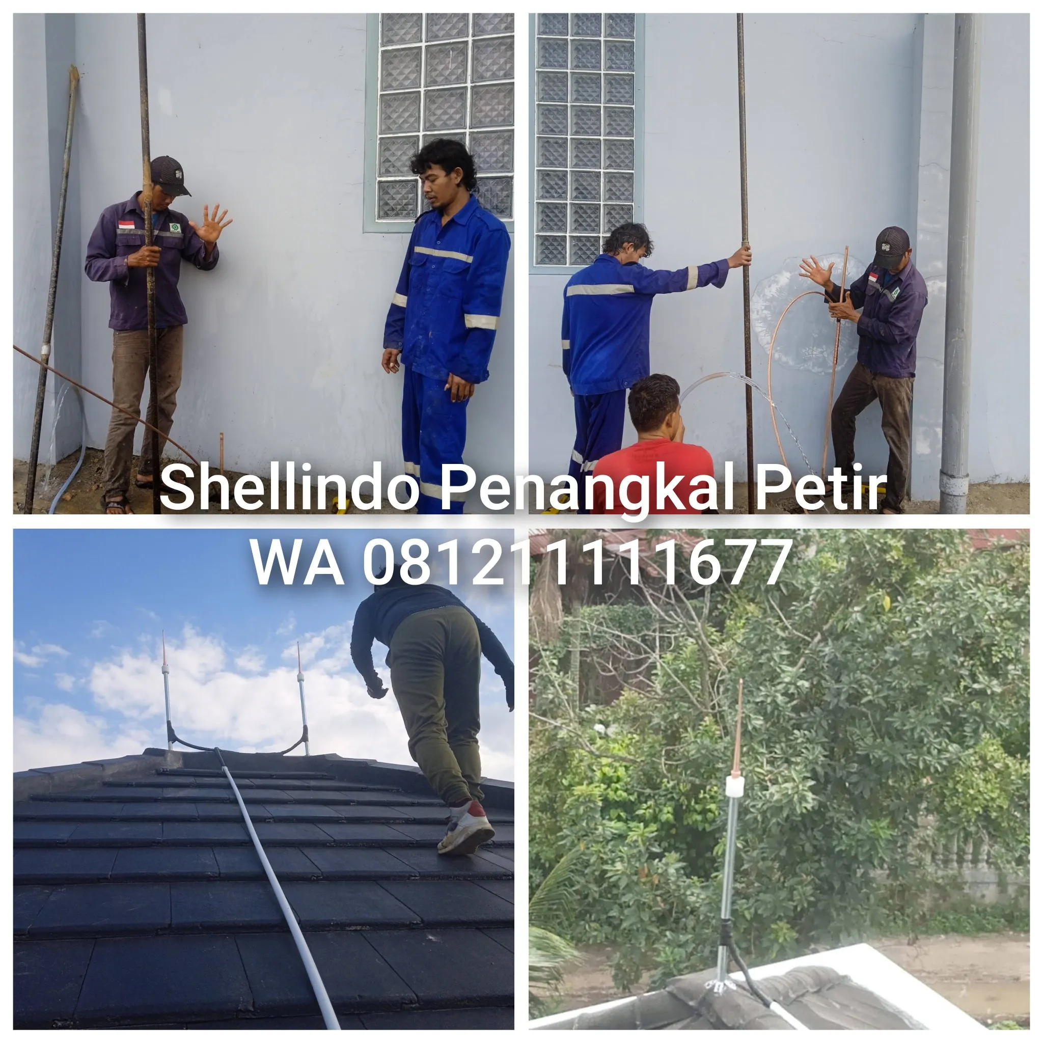 Pelaku Ahli Pengerjaan Pasang Penangkal Petir Muarasari