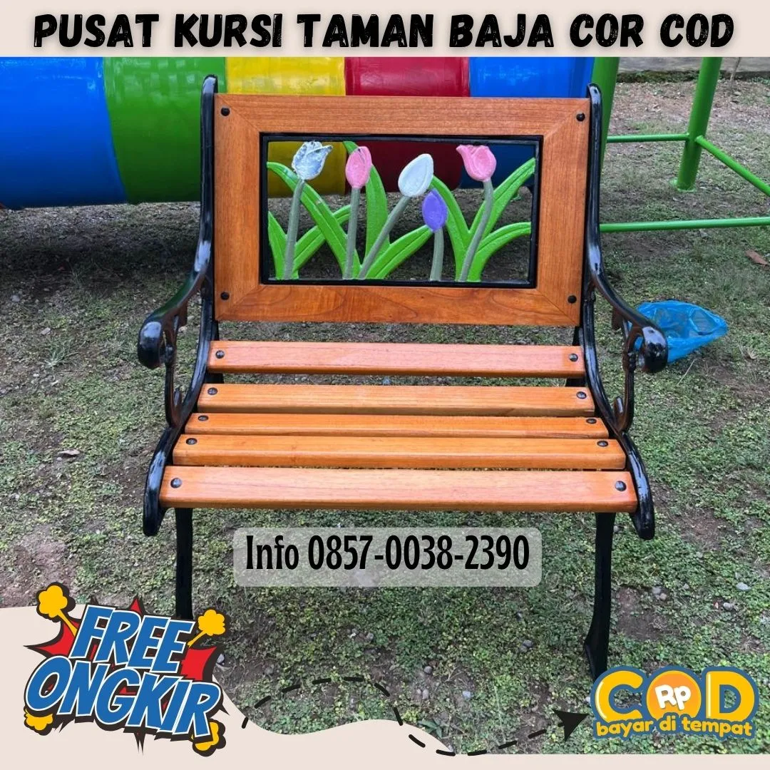 Pusat Bangku Modern Kombinasi Kayu Panjang Santai Kec Mayang Jember