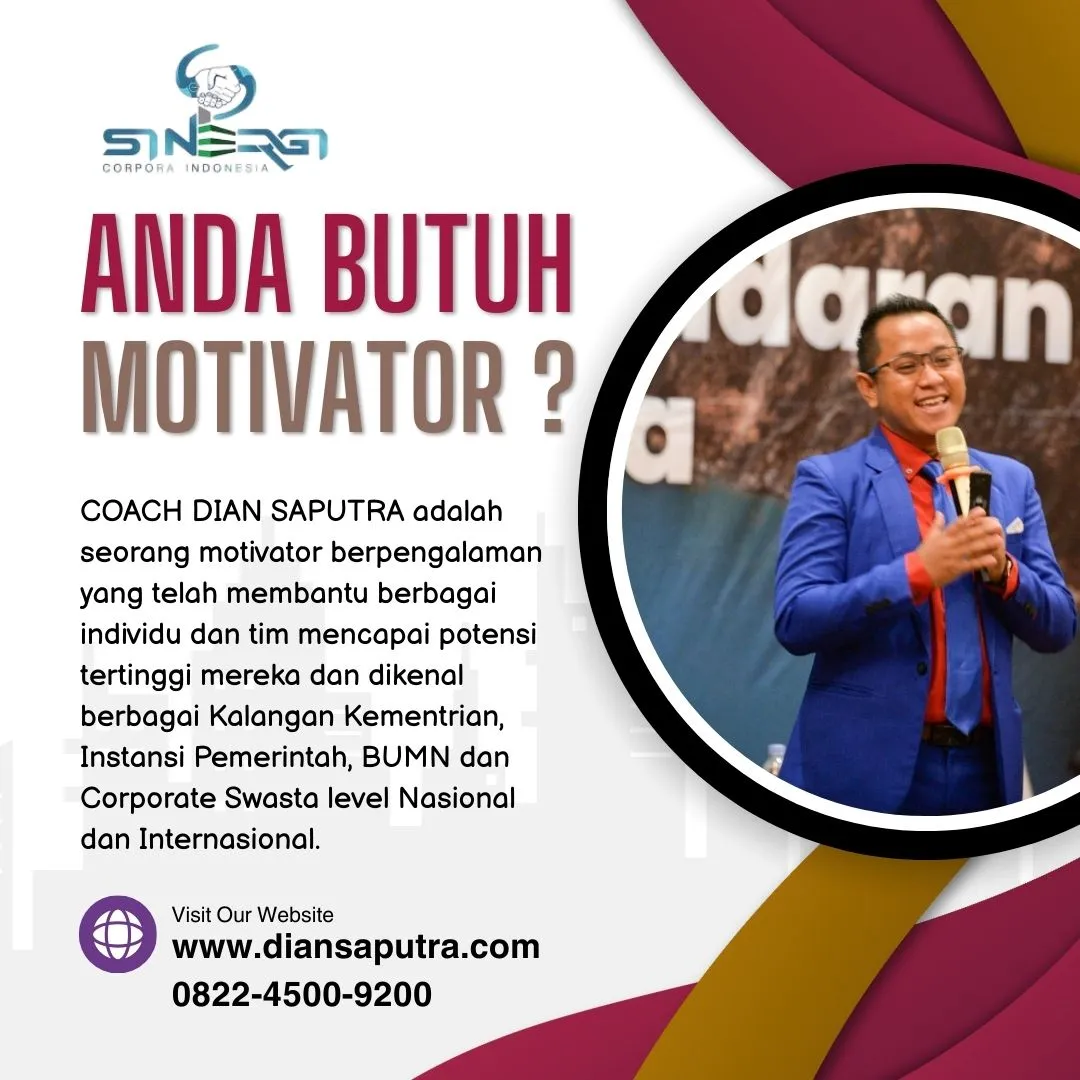 Motivator Terkenal Ambon, Terpercaya & Solutif, Dian Saputra
