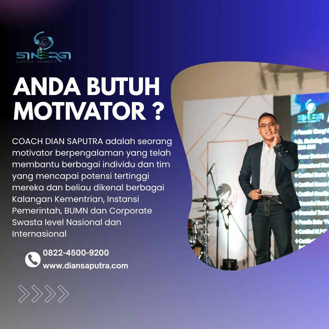 konsultan leadership Banjarmasin, Terpercaya & Solutif, Dian Saputra