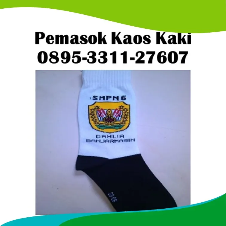 Kaos Kaki Pendek Harga Kaos Kaki Logo Sekolah untuk Aliyah Bekasi Jawa Barat